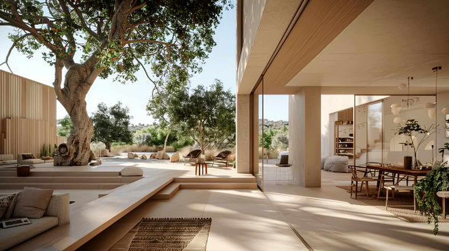 Design Plan using custom built model for photorealistic render